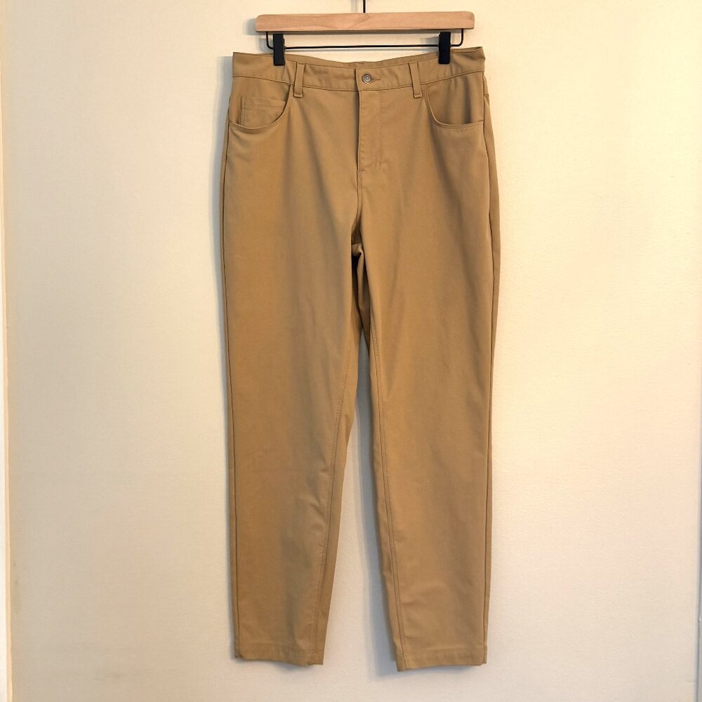 Fabletics Men's Straight Leg Stretch Pants Dark Twill